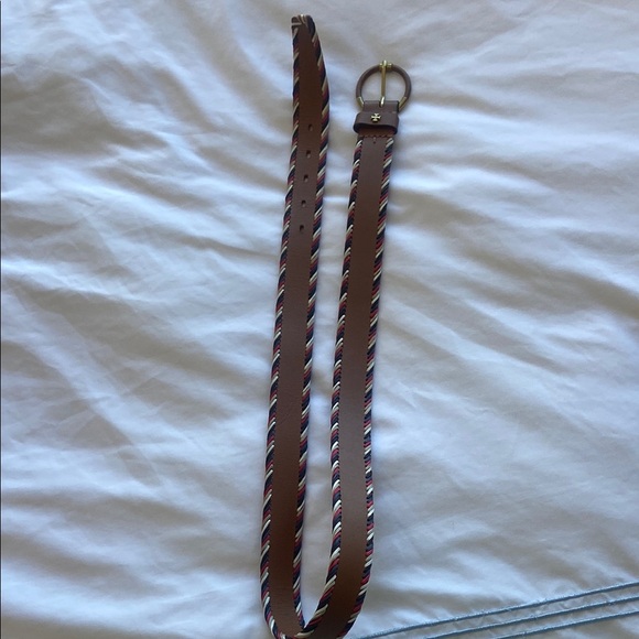 Tory Burch Brown and Multicolor Braided Belt - Picture 2 of 4